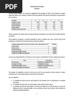 Activity Based Costing 