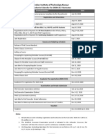 Academic Calendar - 2020-21-I