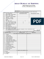 Ship Inspection Form F P - R: 1. G I / S D