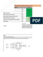 49.bolt Transverse Double Shear Calculation