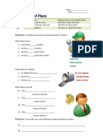 Prepositions of Place - Doc003