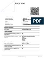 UK Visas & Immigration: Personal Information