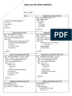 Fonctions Des Listes Chaînées