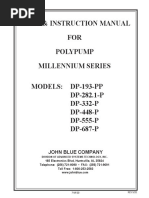 Parts & Instruction Manual FOR Polypump Millennium Series Models