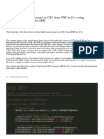 ByteScout PDF Extractor SDK C Plus Plus Find Table and Extract As CSV From PDF