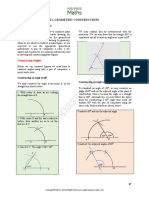 Geomtrical Constructions