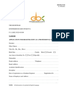 Professional Engineer Form PDF