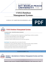 CS312-Database Management Systems: School of Computer Engineering and Technology