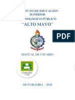 Manual de Usuario Classroom