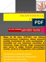 Distopias Genitales - Incontinencia Urinaria