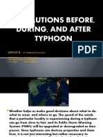 Precautions Before, During, and After Typhoon: Group 6