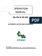 Operation Operation Manual Manual: SA-232 & SA-202 SA-232 & SA-202