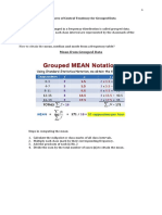 Lesson 5 Con't Central Tendency For Grouped Data