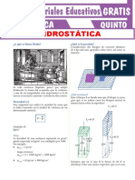 Hidrostática para Quinto Grado de Secundaria PDF