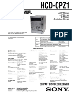 Service Manual: Hcd-Cpz1