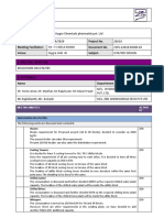 Meeting/Project Name: Date of Meeting: Project No. Meeting Facilitator: Document No. Venue Subject. 1. Meeting Objective