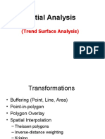 Trend Surface Analysis