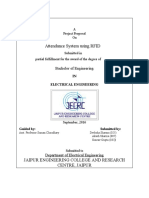 Attendance System Using RFID: Bachelor of Engineering