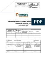 P-DGM-MEC-001 Proc Cambio de Poste Chancador MK II REV 1