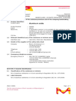 Msds - Aluminum Oxide Nanoparticles - EN