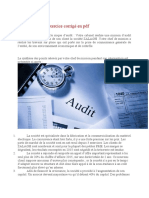 AUDIT ET CONTROLE INTERNE Par Bénissa