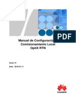 Manual de Configuración y Comisionamiento OptiX RTN