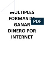 Multiples Formas de Ganar Dinero Por Internet