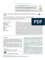 Nutritive Value and Acceptability of Bread Fortified With Moringa Seed Powder