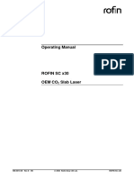 Operating Manual: 906-0014-00 Rev 8 EN 2002 Rofin-Sinar UK Ltd. Rofin SC X30