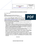 MS-SST - FOR 002 Declaración Jurada SST MARCELINO OSTOS