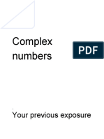 Complex Numbers PDF