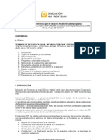 TDR para Evaluación Final