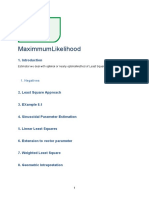 Maximmumlikelihood: 1. Negatives