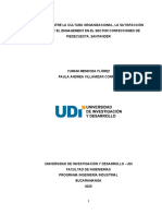 RELACIÓN ENTRE LA CULTURA ORGANIZACIONAL, LA SATISFACCIÓN LABORAL Y EL ENGAGEMENT EN EL SECTOR CONFECCIONES DE PIEDECUESTA, SANTANDER. Con Correciones