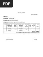 Travel Bill