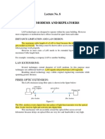 FIBER MODEMS AND REPEATOERS and Bridges