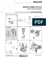 ML6421A, B/ML7421A, B: Electric Linear Valve Actuators