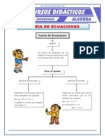 Ejercicios de Ecuaciones de Primer Grado para Quinto de Secundaria