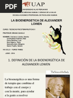 Bioenergetica