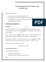 Determination of Conductivity