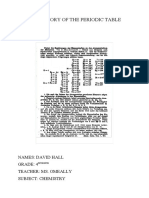 The History of The Periodic Table - DH