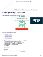 Hydraulics - Civil Engineering Questions and Answers Page 3