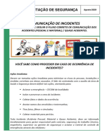 Orientação de Segurança - Comunicação de Incidentes