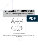 Cours de Machines Thermiques À Imprimer PDF