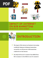 Impact of Internet On B2B Marketing