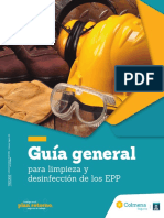 Guia General para Limpieza y Desinfeccion de EPP