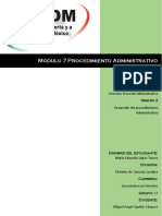 Modulo 7 Procedimiento Administrativo: Unidad 2