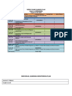 Weekly Home Learning Plan 1