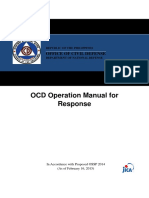 OCD Operation Manual For Response: Office of Civil Defense