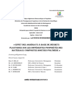 M5-Effet Des Agrégats À Base de Déchets Plastiques Sur Les Différentes Propriétés Des Matériaux Composites